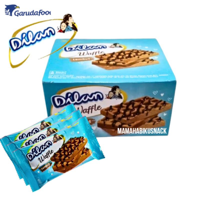 

Dilan waffle cokelat garuda food | wafer dilan 1 box isi 12