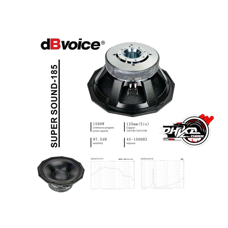 SPEAKER DBVOICE SUPERSOUND 185 DOUBLE MAGNET / SPEAKER DB VOICE SUPERSOUND 185 DOUBLE MAGNET / Speak