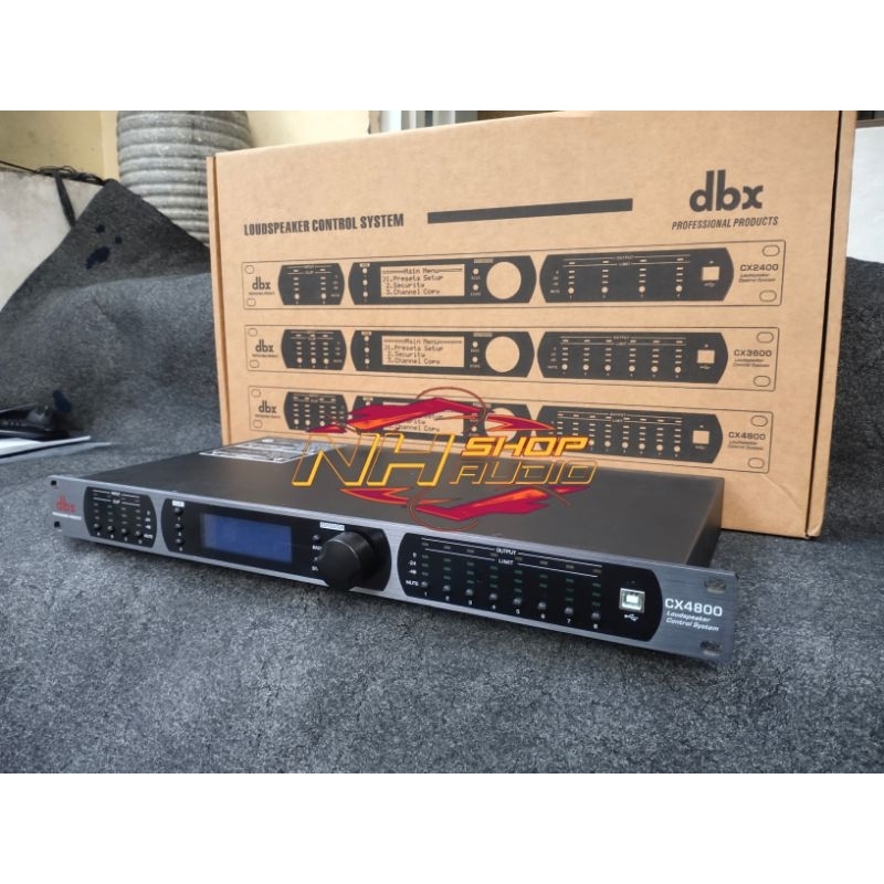 DLMS DBX CX4800 Driverack DBX CX4800 4in 8out New Grade A Fitur Lengkap CX 4800 Speaker Management D