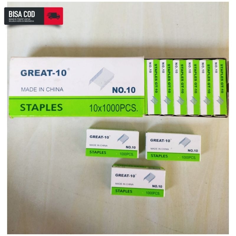 

Isi Staples ( 1 pack isi 10 kotak kecil )