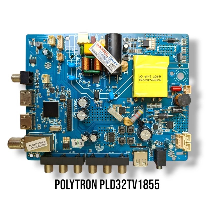 MB - MAINBOARD - MESIN TV POLYTRON PLD32TV1855 - PLD32TV1855B - 32TV1855