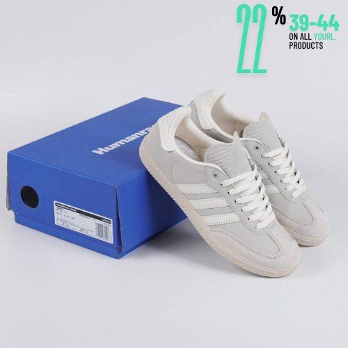 Sepatu Adidas Samba Human Race Cloud White BNIB