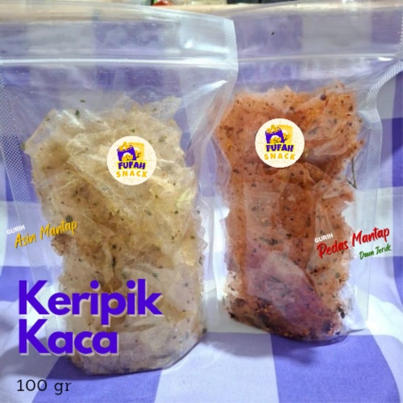 

Keripik Kaca Asin/Pedas Gurih Mantap