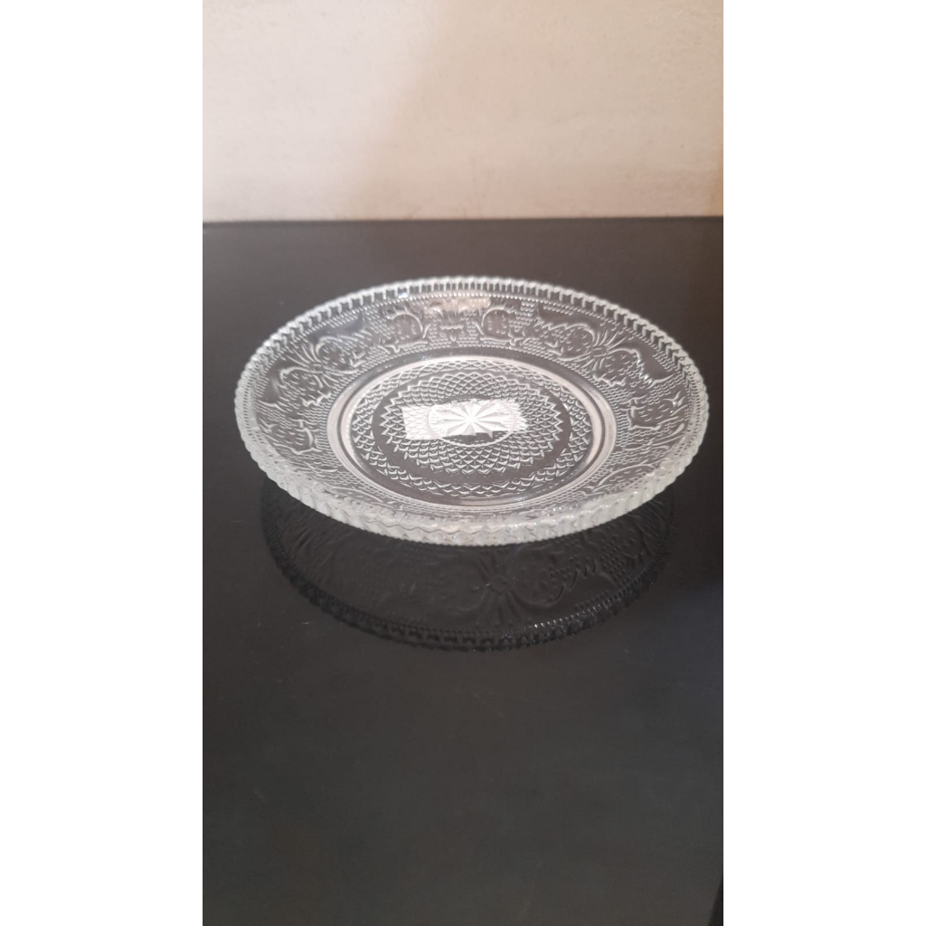 PIRING KECIL TATAKAN GELAS KACA BULAT P-599