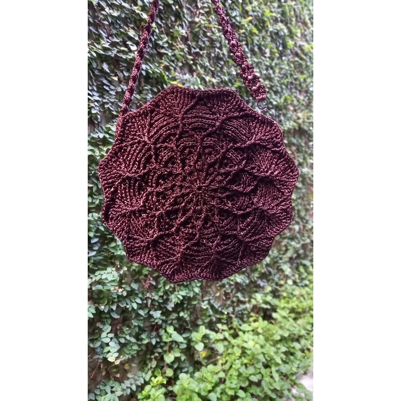 Tas rajut Mandala - crochet bag Mandala