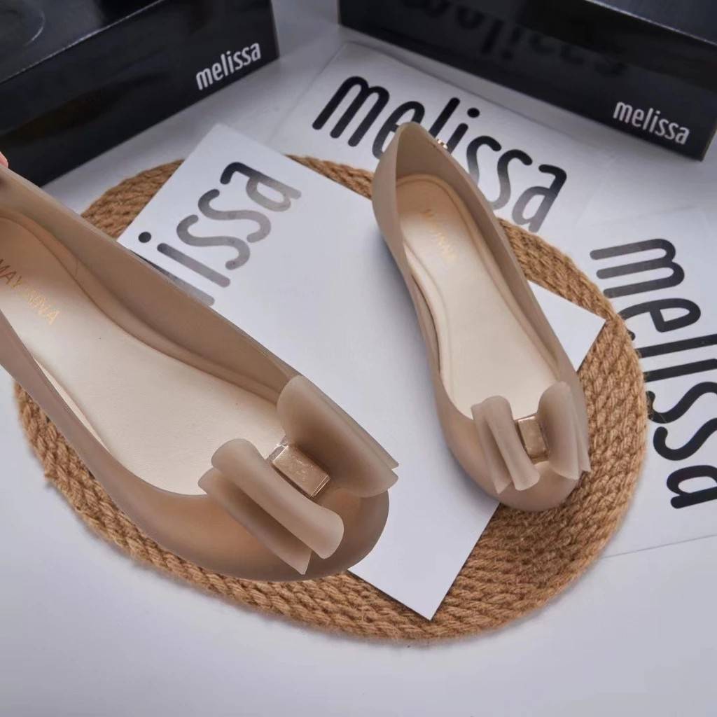 Sepatu Wanita Flat Mayyina Melissa Jelly Shoes Miror