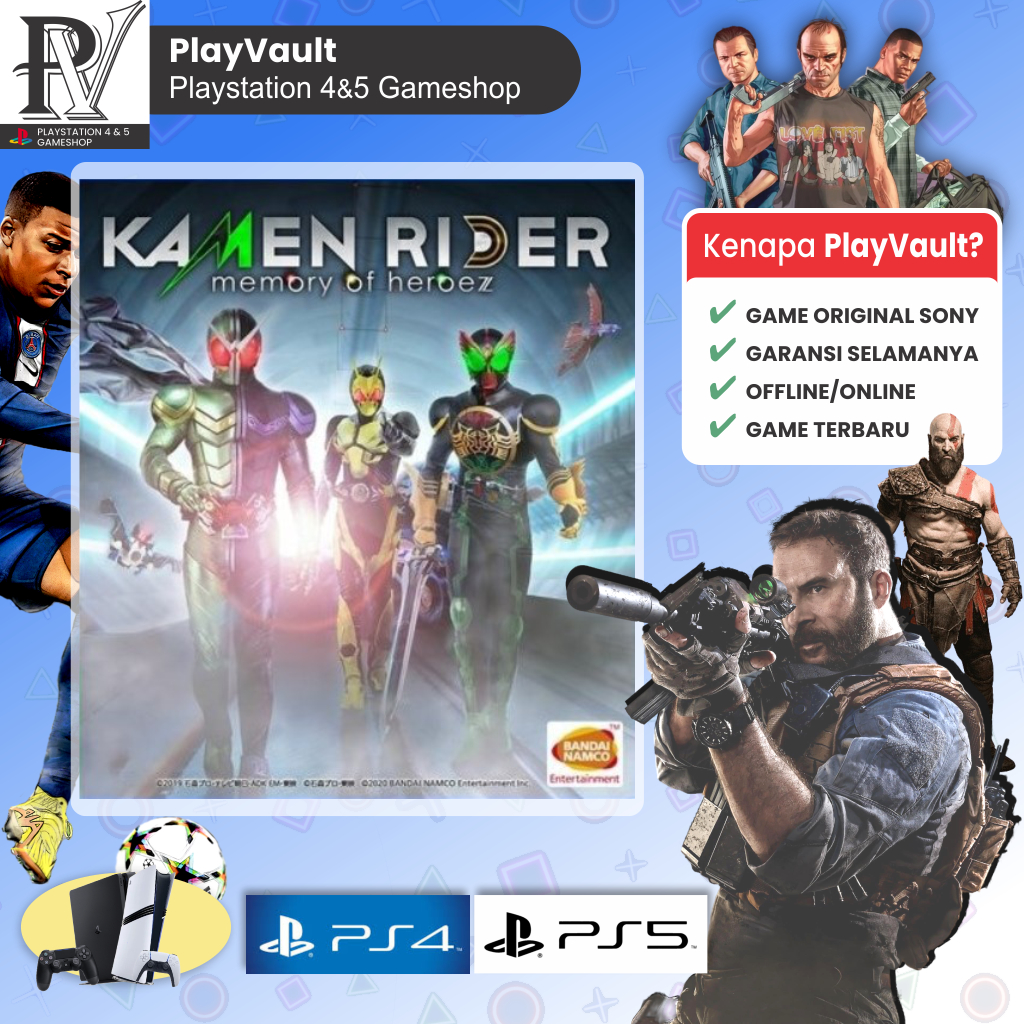 Kamen Rider Memory of Heroez Premium Sound Edition PS4 PS5