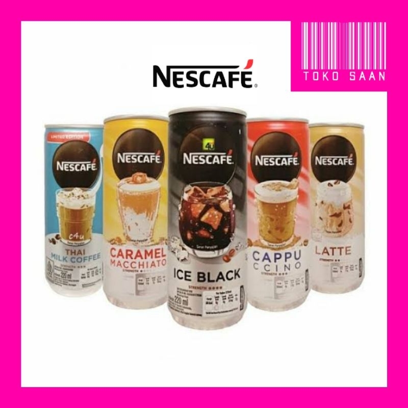 

NESCAFE KALENG ICE BLACK CAPPUCINO LATTE MACHIATO MOCA ORIGINAL