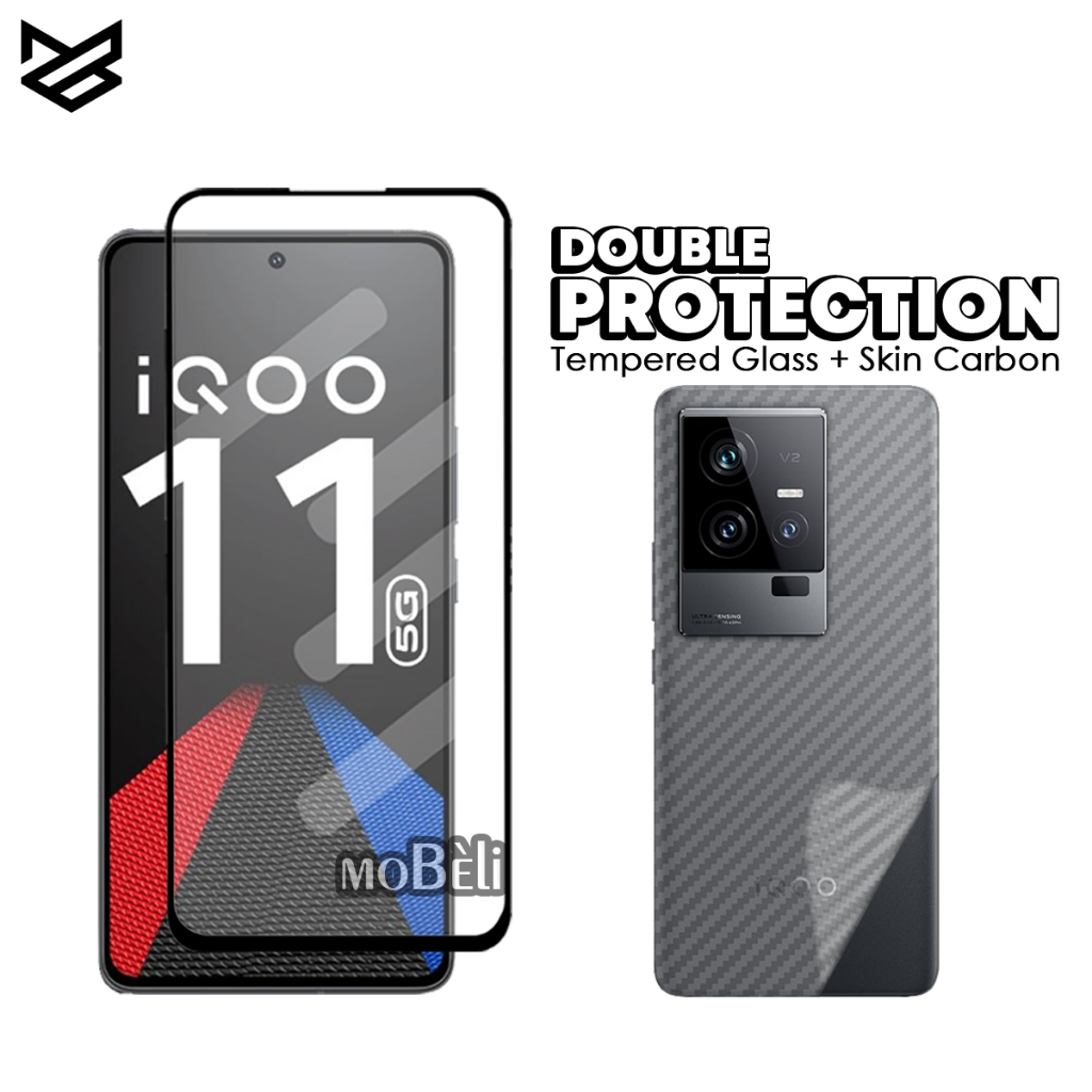 Tempered Glass 9D For IQOO 11 5G Anti Gores Layar