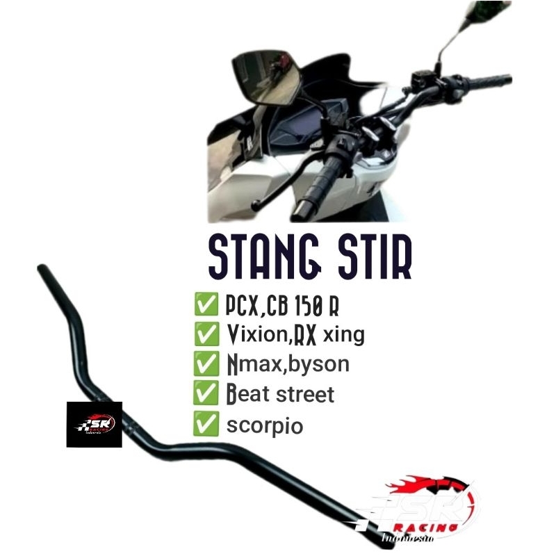 STANG STIR HONDA PCX,CB 150R,CBR CB 150R LED PENDEK