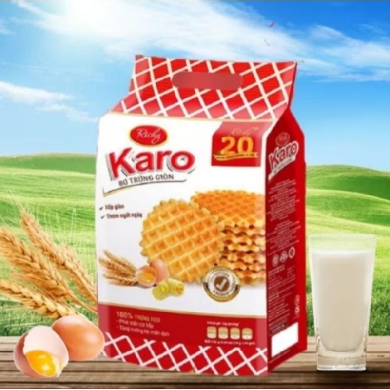 

Richy Karo Crispy Butter Waffle Snack 150g 1 pak