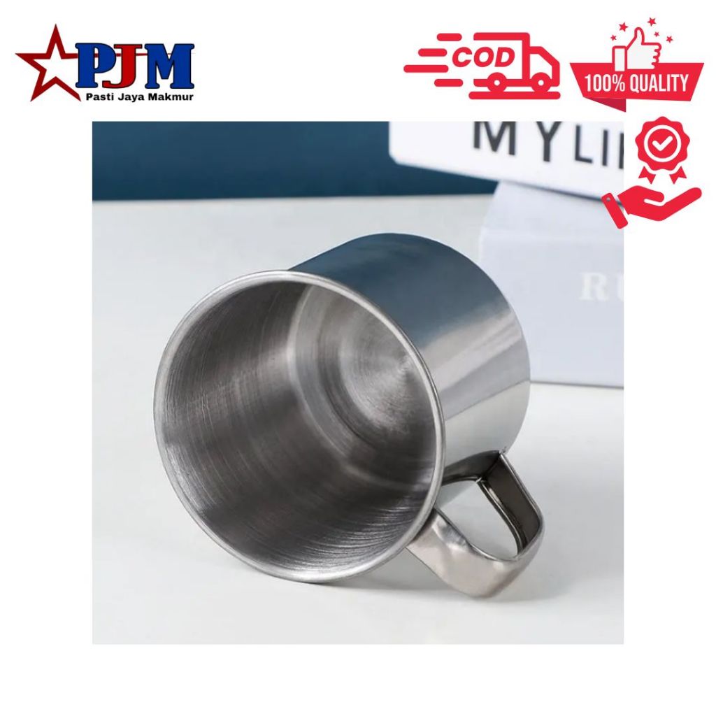 Musangjantan112 Mug Mini Stainless Isi12 Pcs/ 1 Lusin Ukuran 7 Cm Pjm243/ Gelas/Cangkir Kopi Teh