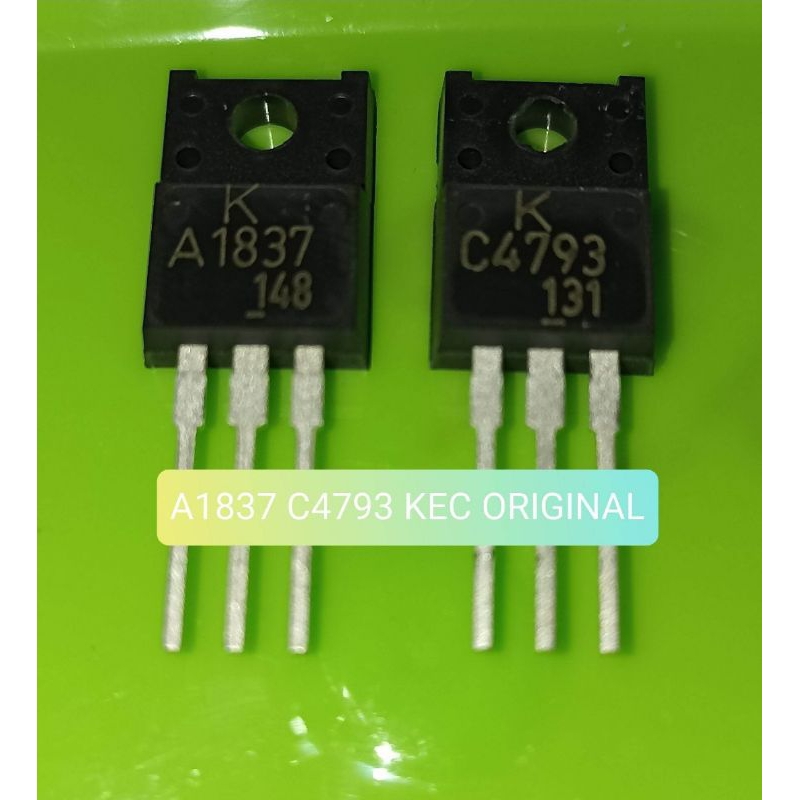 A1837 C4793 ORIGINAL TRANSISTOR MOSFET A 1837 C 4793 ORIGINAL KEC (1SET)