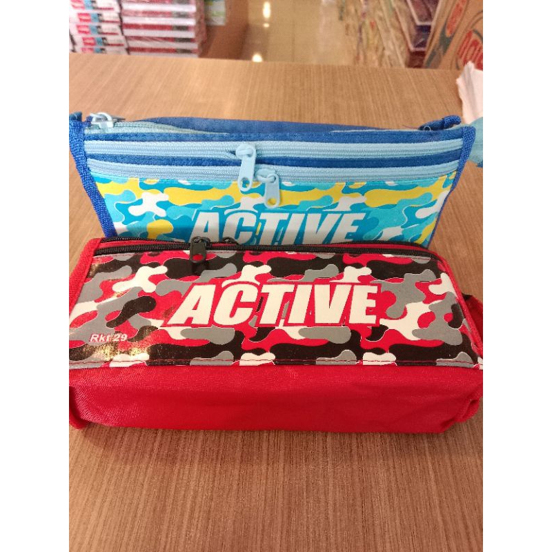 

Tempat Pensil Kain Active