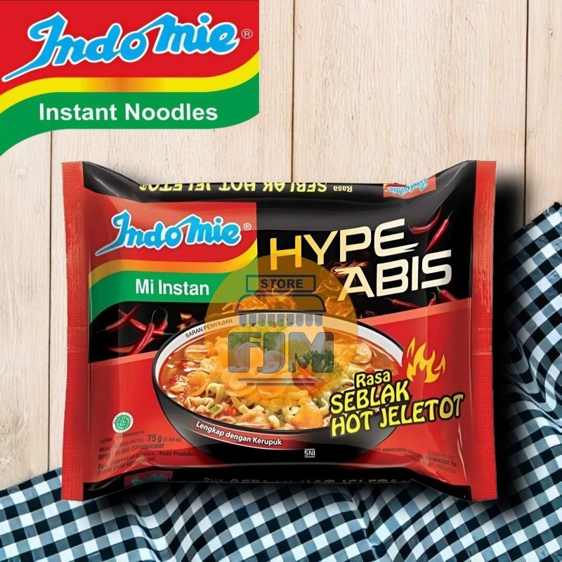 

Indomie Hype Abis Rasa Seblak Hot Jeletot Paket Bundle (Isi 5 Bungkus)