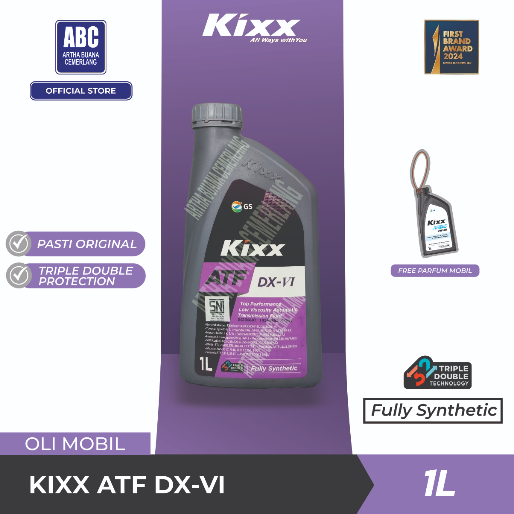 KIXX ATF DX VI OLI TRANSMISI MOBIL 1L
