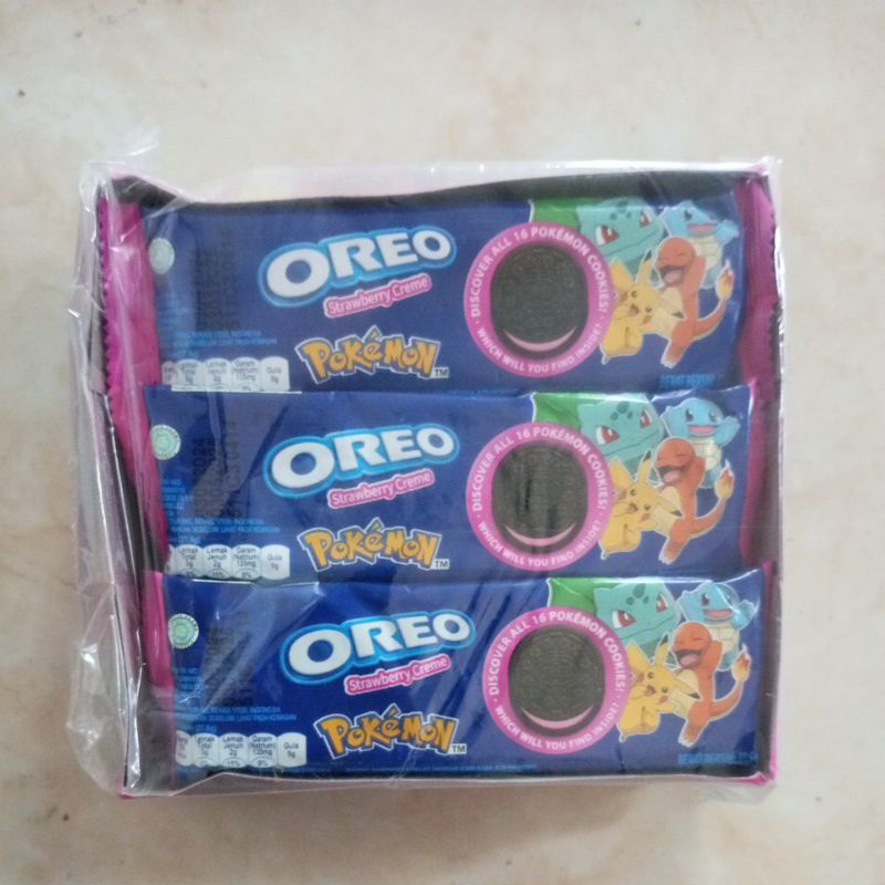 

PROMO!! OREO Sachet Box isi 12 pcs X 27 gram Pokemon