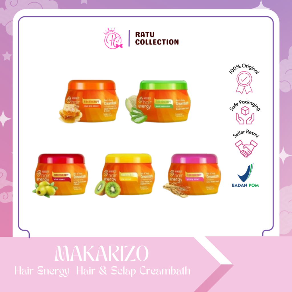 MAKARIZO FIBERTHRAPY Hair Energy Hair & Scalp Creambath -Makarizo Hair Creambath