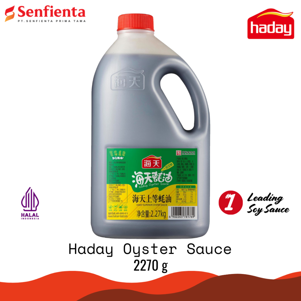 

Haday Oyster Sauce 2270 gr | Saus Tiram