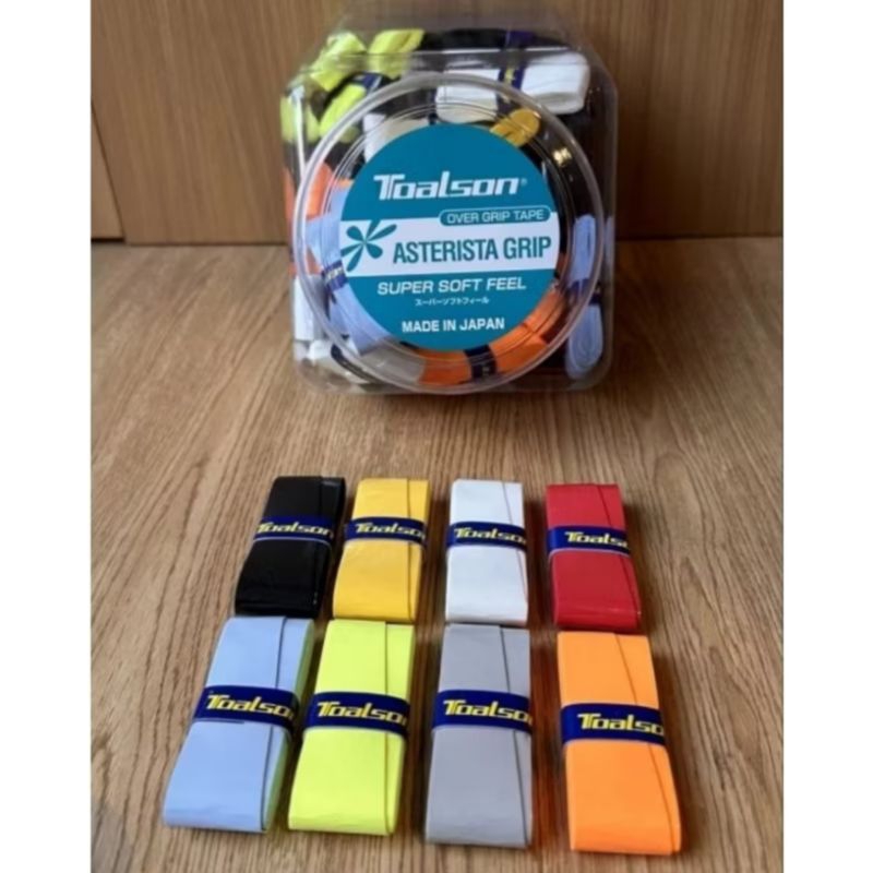 Toalson grip Asterista Overgrip raket Tenis/Badminton/Padel 100%ORIGINAL