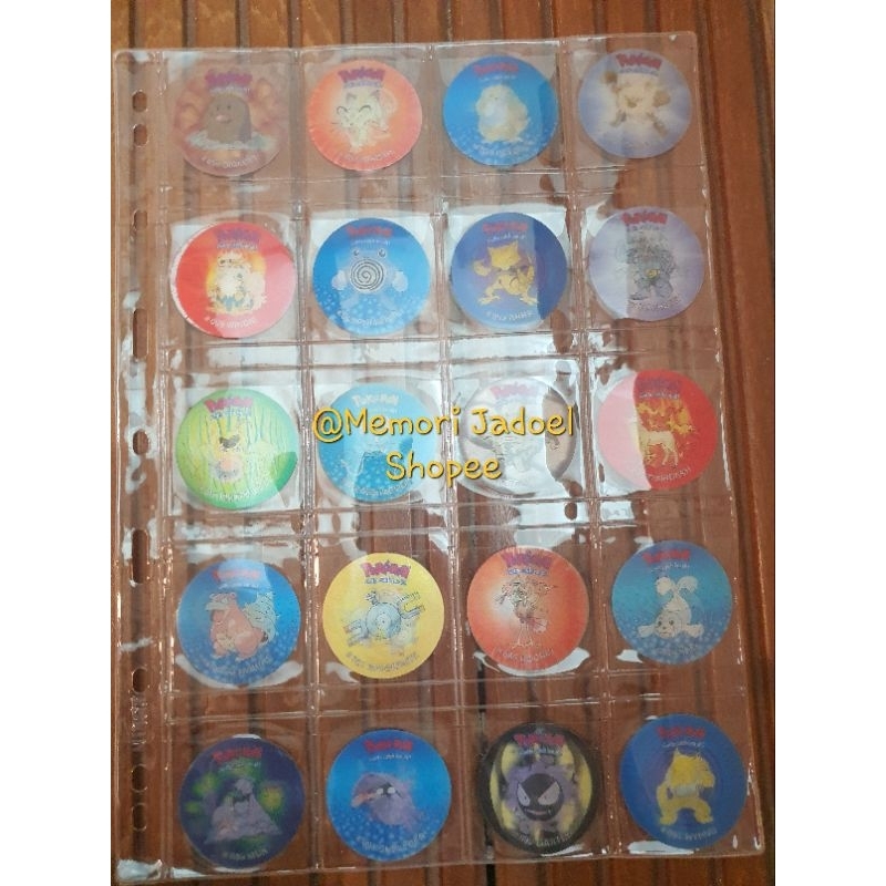 Tazos Pokemon 3D  tahun 2000an Fullset