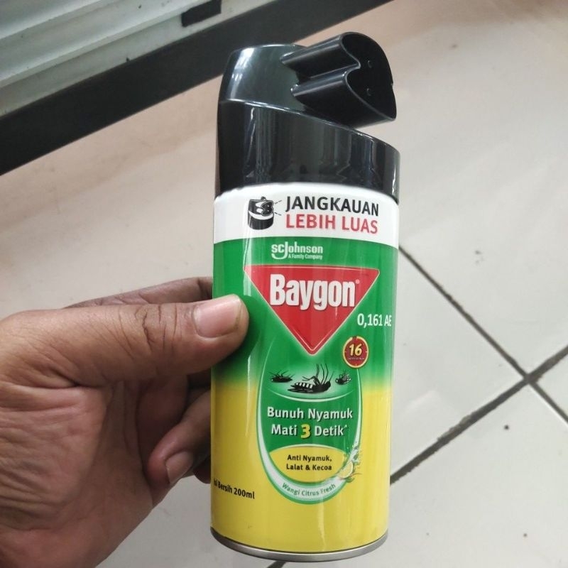 Baygon aerosol 200ml semprot anti nyamuk
