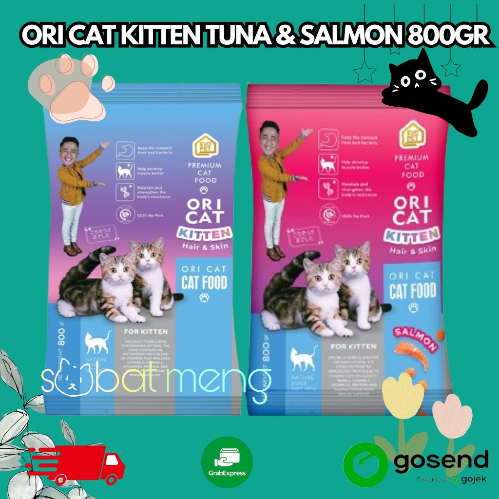 ORI CAT KITTEN 800gram | ORI CAT DRY | ORICAT KITTEN