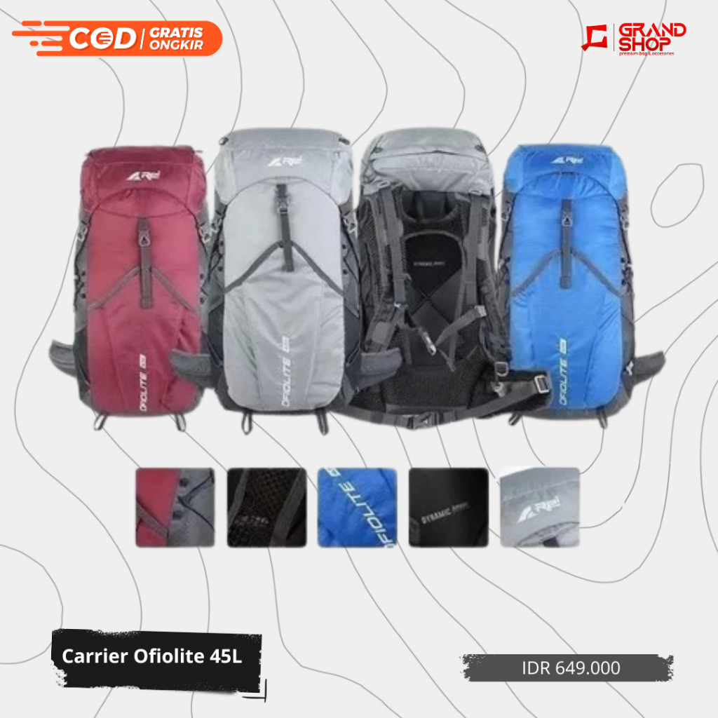 Tas Gunung Carrier Original Arei Ofiolite 45L