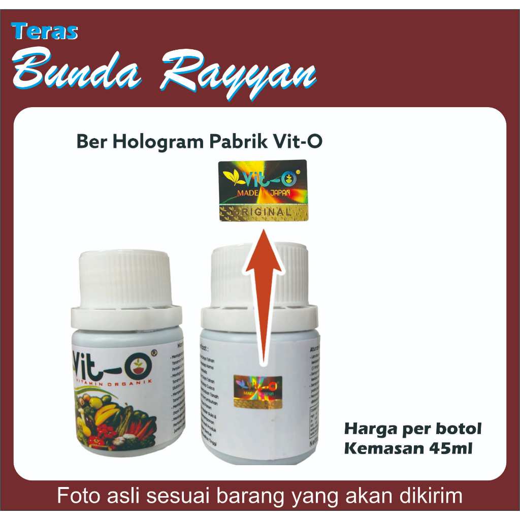 Pupuk Vit O Organik Teknologi Jepang