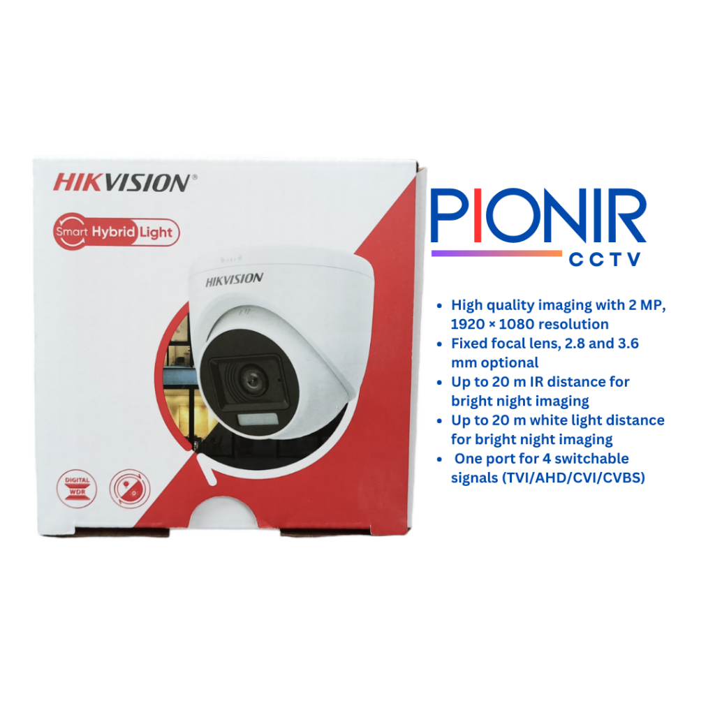 CCTV Analog Indoor 2MP Hikvision DS-2CE76DOT-EXLPF