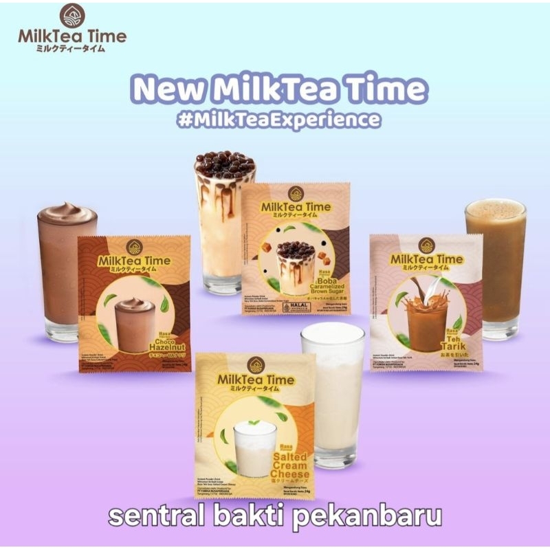 MILKTEA TIME KEMASAN BARU ISI 10 X 24GR