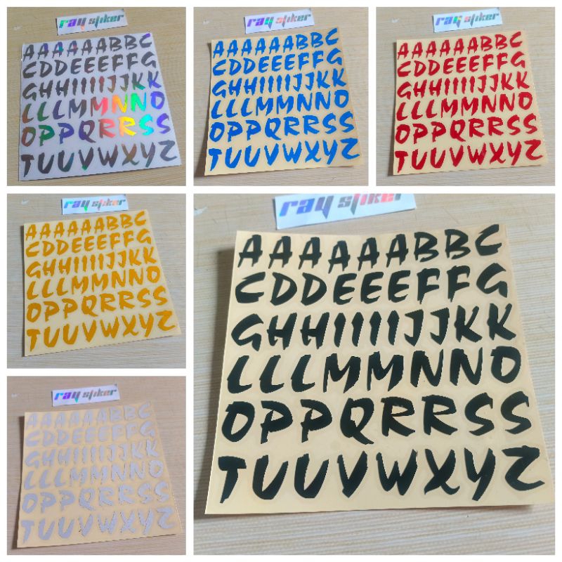 

STIKER CUTTING ABJAD HURUF ABCD
