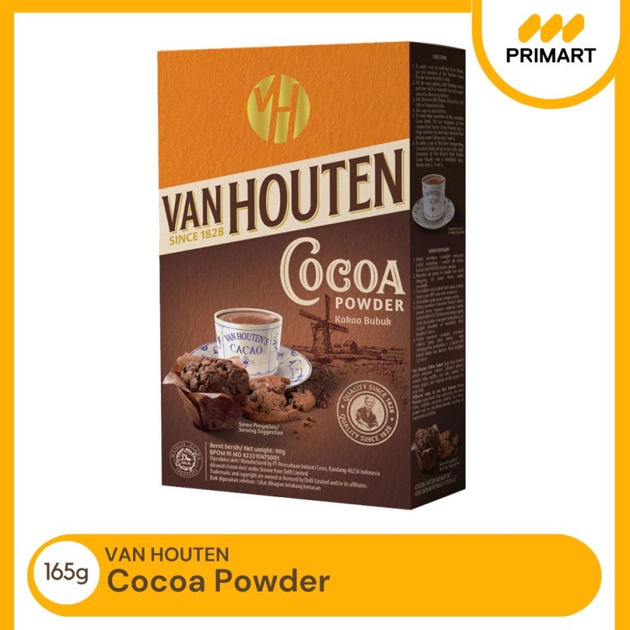 

Van Houten Cocoa Powder Coklat Bubuk Bahan Kue 165g