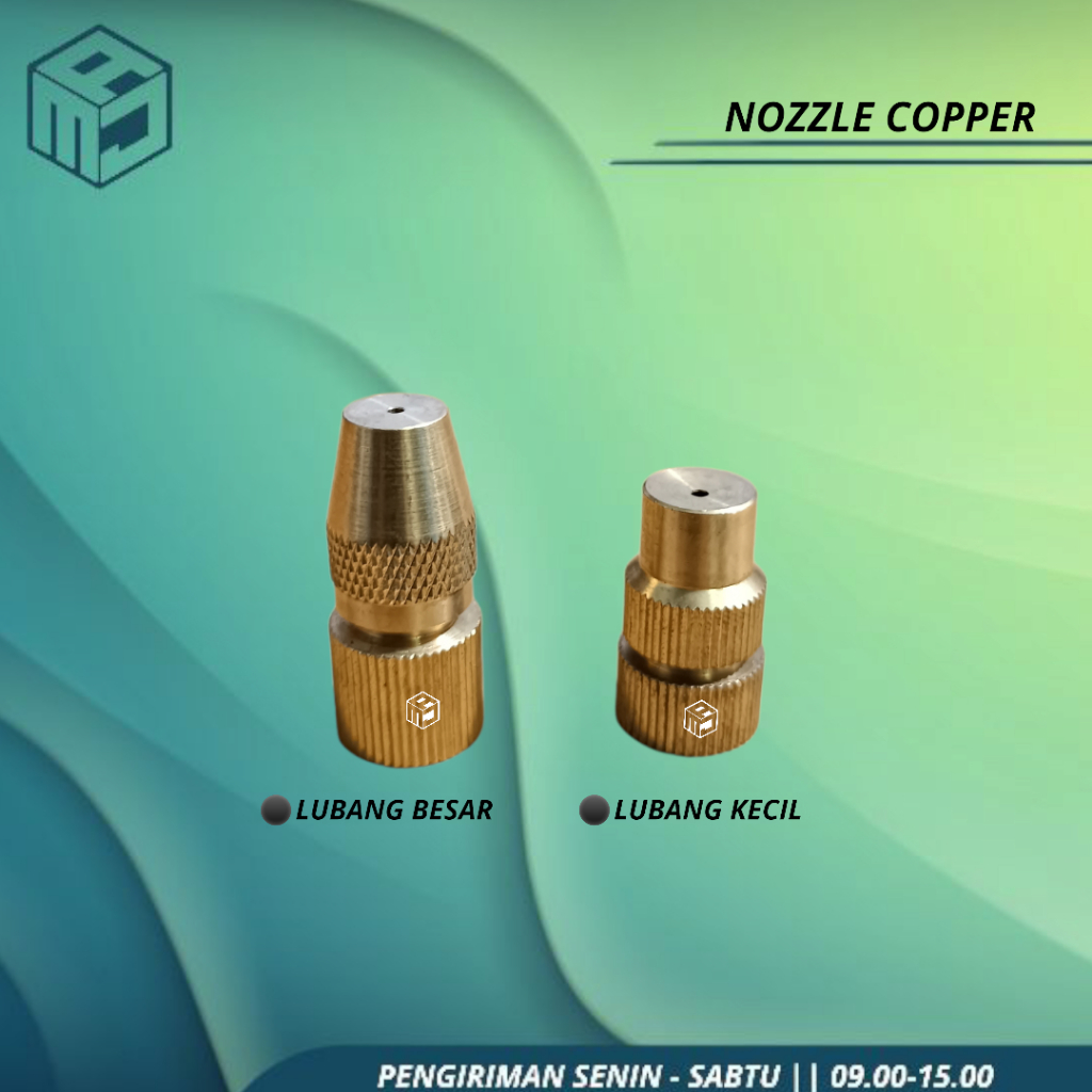 Nozzle Sprayer Nozel Spuyer Kuningan Kabut Embun Halus 1 Mata LUBANG Semprot Hama Tu26