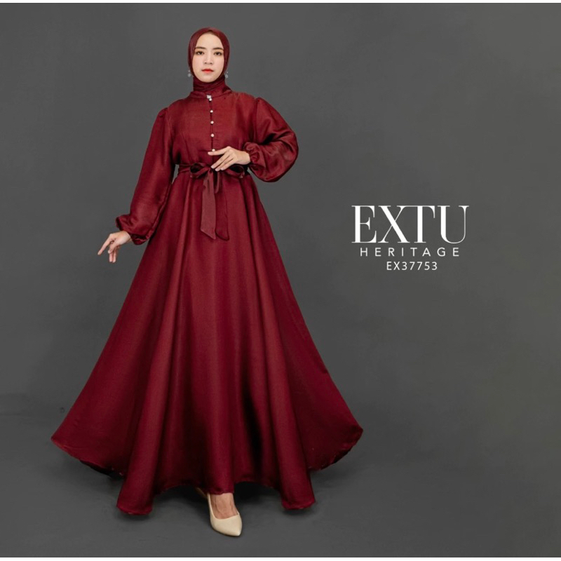 EXTU dress MAYUNG POLOS busui 37573/ nagishop/ mk fashion