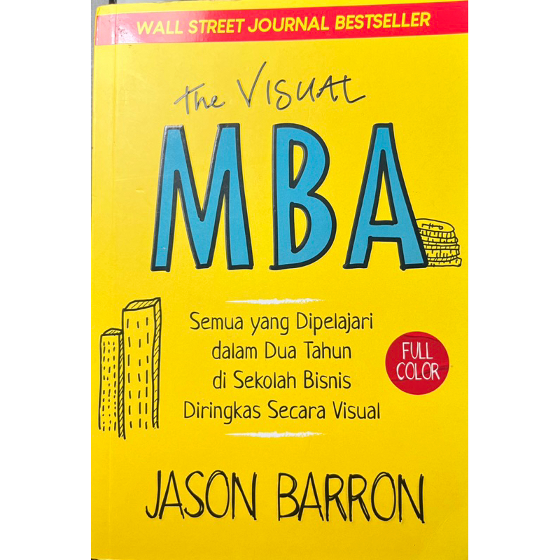 PRELOVED BUKU THE VISUAL MBA ORIGINAL 100%