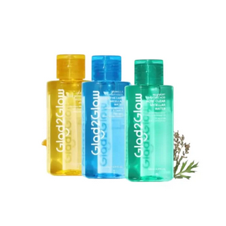 [KECIL] Glad2Glow Micellar Water Series 130ml - Yuja Vitamin C Glow Boosting I Mugwort Salicylic Aci