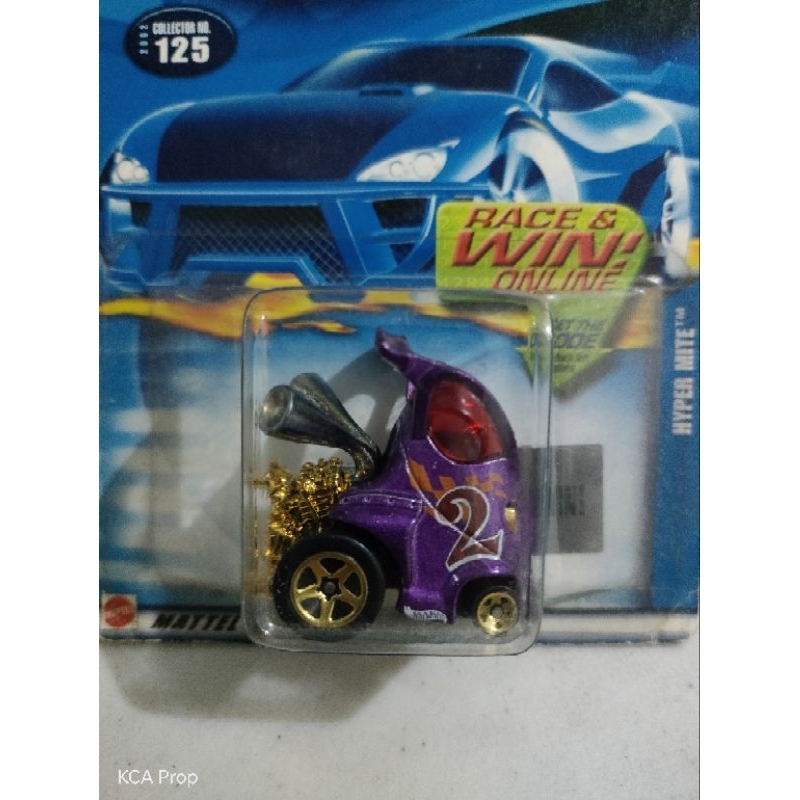 Hotwheels Hyper Mite Purple Collector No.125 Mattel Wheel