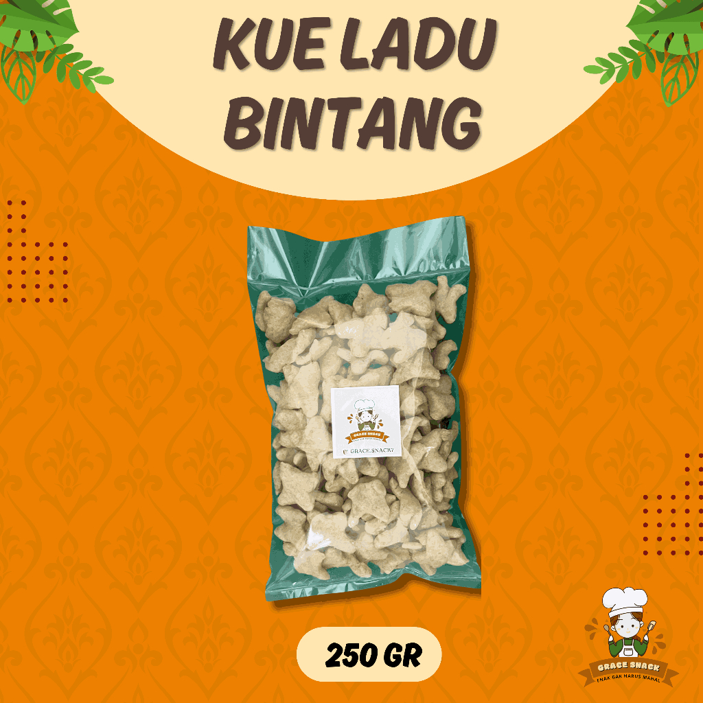 

KUE LADU BINTANG 250 GR - Grace Snack