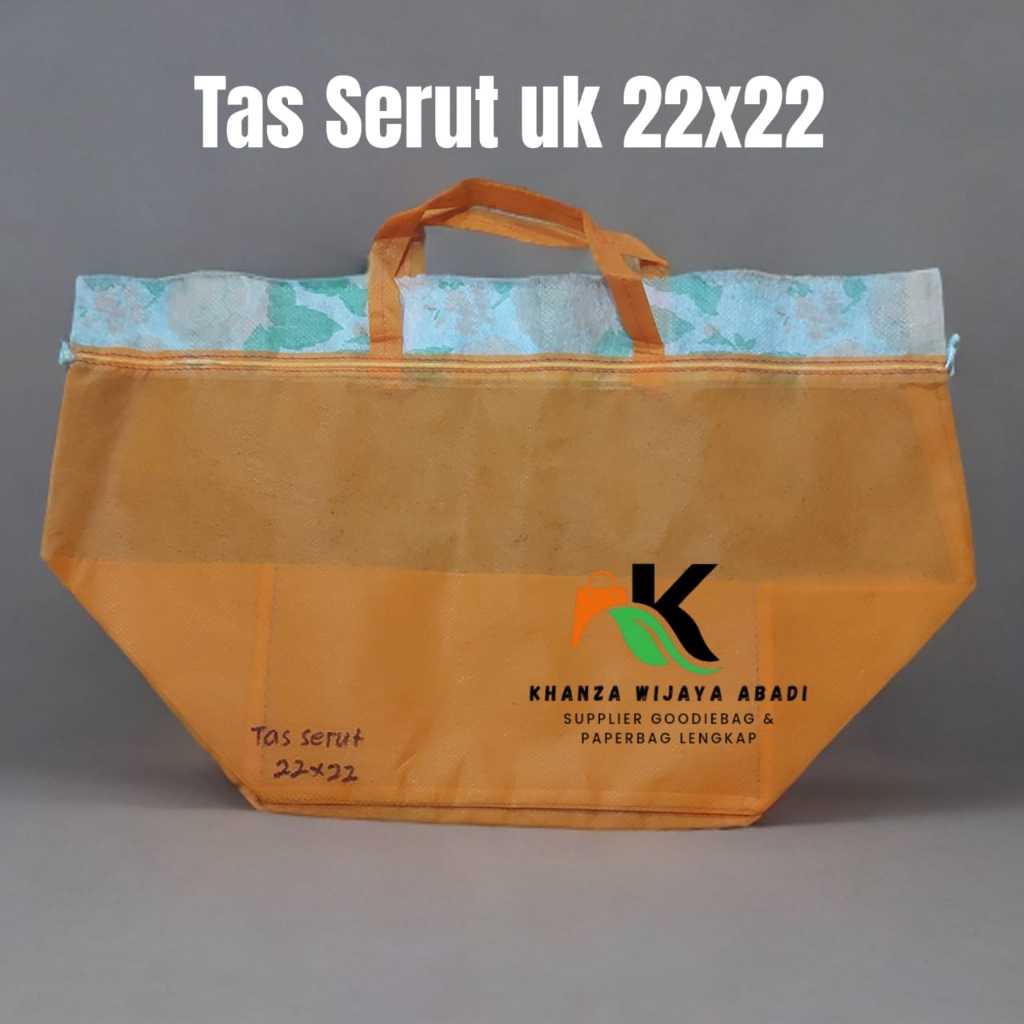 

Tas serut hajatan 22x22 goodie bag syukuran tas spunbond kotak nasi tas ulang tahun besek nasi