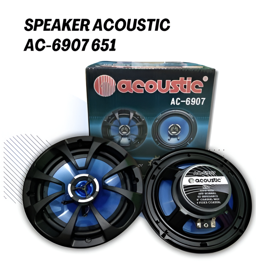 Speaker Acoustic 4 / 5 / 6 Inch Set Speaker Mobil Acoustic 2 Way Speaker Pintu Mobil Acoustic AC6907