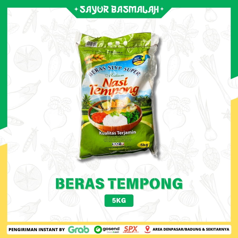 

Beras Tempong 5kg - Sayur Basmalah