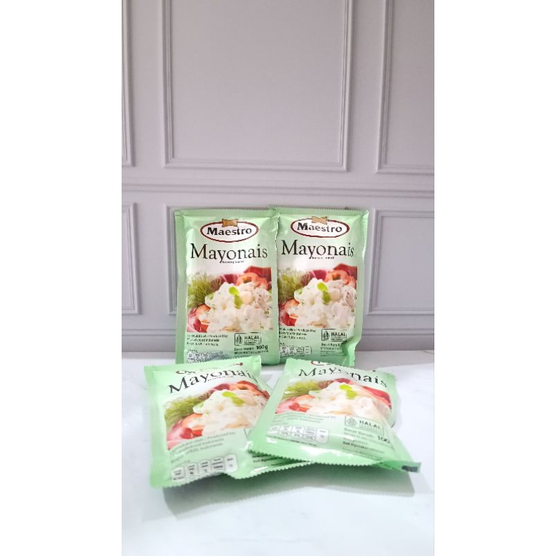 

[ 100 GRAM ] Maestro Mayonnaise Mayo Sachets 100 Gram