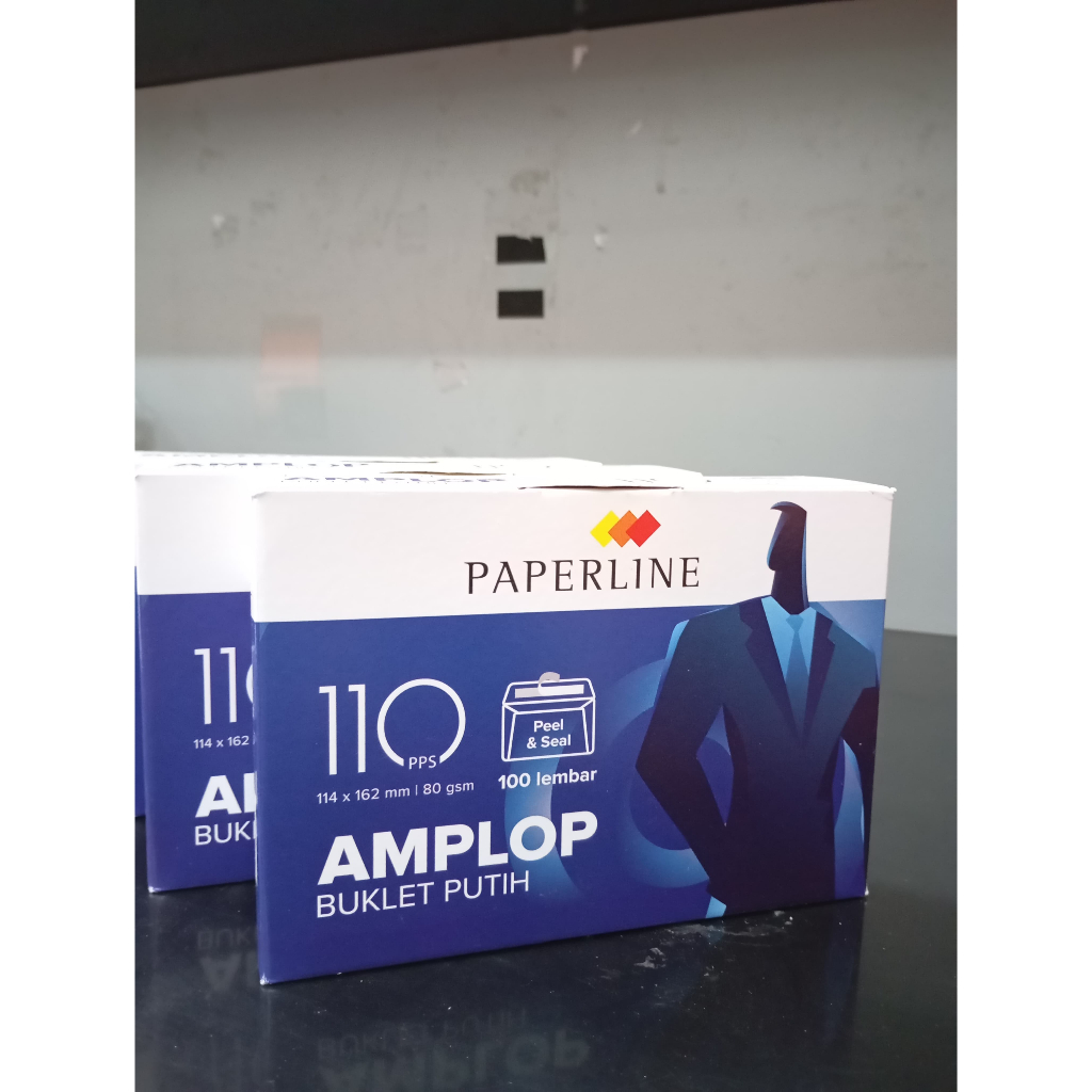 

Amplop Putih Polos 110 Paperline PPS - 1 Box isi 100 Lembar