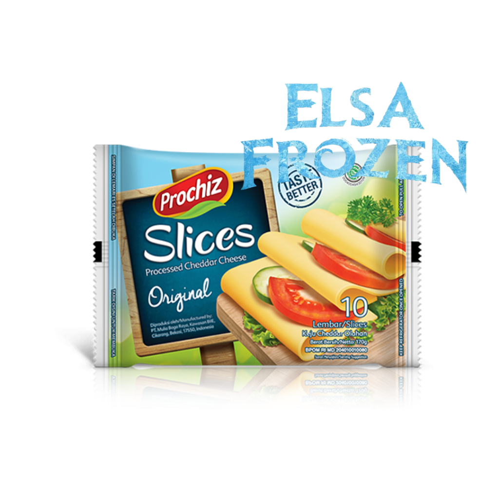 

PROCHIZ SLICE ORIGINAL 170GR ISI 10 LEMBAR / KEJU CHEDDAR OLAHAN SLICE