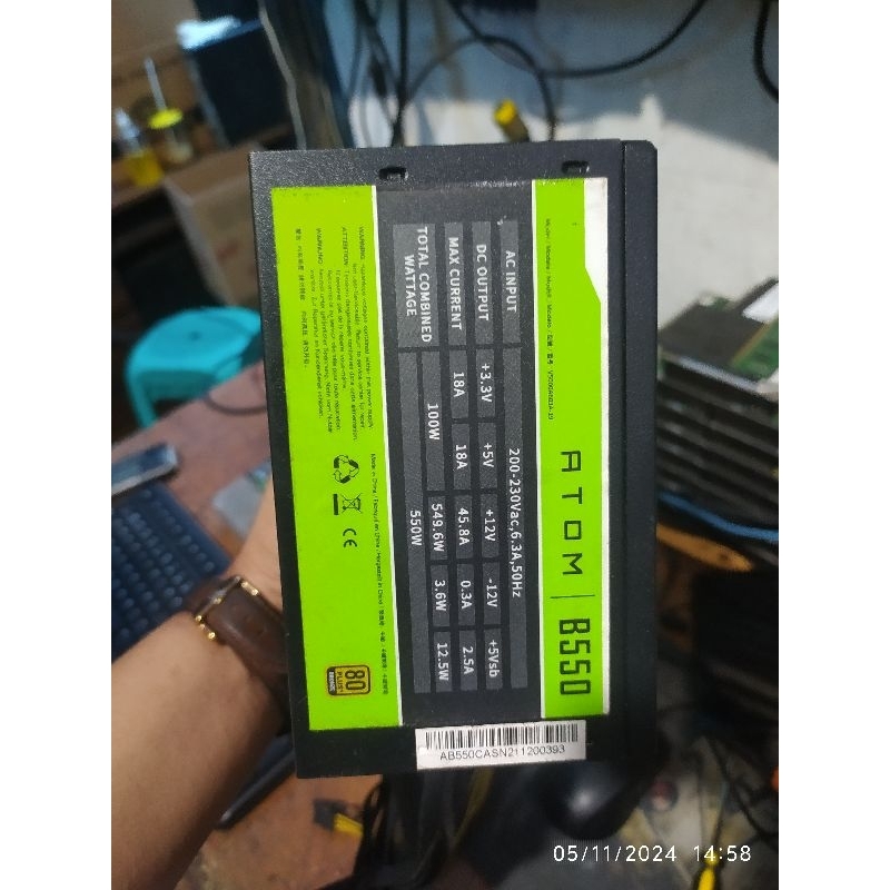 Psu Antec atom B650 B550