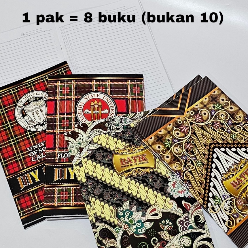 

KP8 SOS Buku Tulis XBook BOXYPanjang 5 Lembar 8bk Boss Buku CatatanBuku Sekolahboss