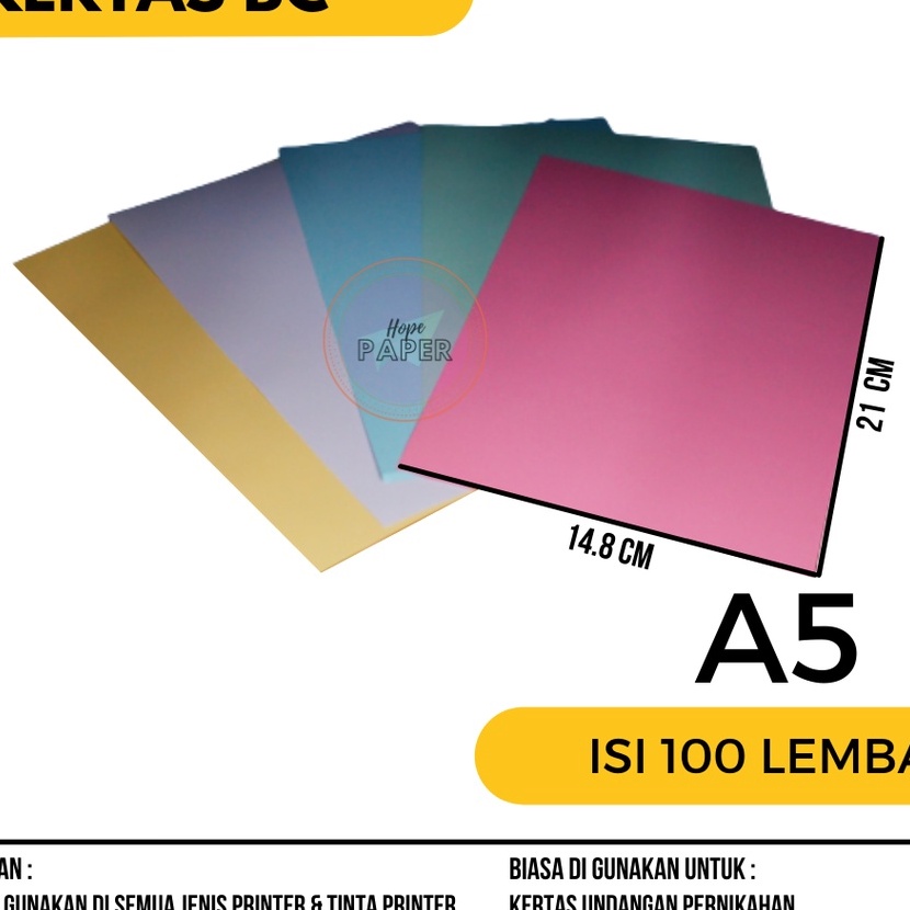 

Spesial Kes BC A5 16 gsm isi 1 lembar Kes Brief Card 16 gsm A5