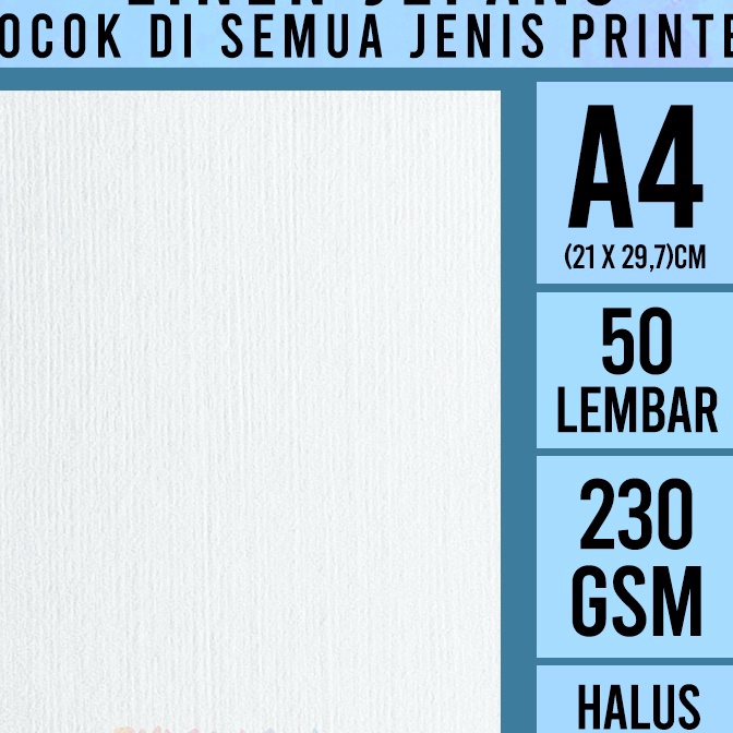 

FG2 N Jepang 23 gsm A4 isi 5 lembar Kes HVS n Tebal 23 gram Undangan Sertifikat