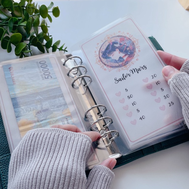 

FG2 saving challenge untuk binder A6 matte dan vellum glossy